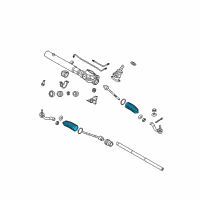 OEM 2013 Hyundai Equus Bellows-Steering Gear Box Diagram - 57740-3M900