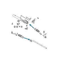 OEM 2011 Hyundai Genesis Joint Assembly-Inner Ball Diagram - 57724-3M000