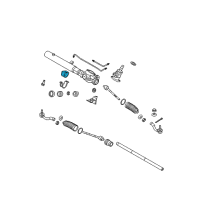 OEM 2012 Hyundai Genesis Rubber-Steering Gear Mounting Diagram - 57789-3M900