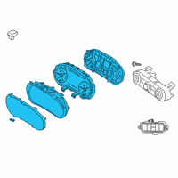 OEM Kia Cluster Assembly-INSTRUM Diagram - 94001K0100