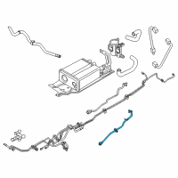 OEM 2015 Lincoln MKX Tube Diagram - BT4Z-9D667-A