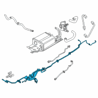 OEM 2013 Ford Edge Tube Assembly Diagram - BT4Z-9S284-B