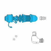 OEM Lincoln Navigator Air Cleaner Assembly Diagram - 3L3Z-9600-AA