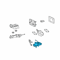 OEM 2008 Lexus GS450h Cylinder Sub-Assy, Brake Stroke Simulator Diagram - 47207-30040