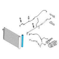 OEM BMW 528i Drier Insert Diagram - 64-50-9-237-857