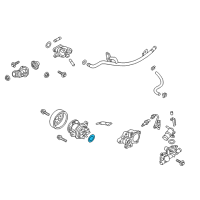 OEM 2019 Hyundai Elantra O-Ring Diagram - 25124-03010