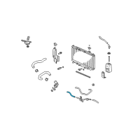 OEM 2010 Acura TSX Hose 335Mm, Atf Diagram - 25213-RAA-007