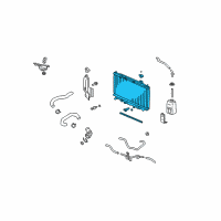 OEM 2014 Acura TSX Radiator (Denso) Diagram - 19010-RL6-R52