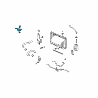 OEM 2012 Acura TSX Bracket, Passenger Side Radiator Mounting (Upper) Diagram - 74171-TL1-G00