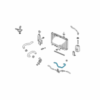 OEM Acura TSX Hose (500MM) (ATF) Diagram - 25211-R40-007