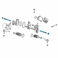 OEM Cadillac XT5 Inner Tie Rod Diagram - 84768922