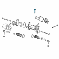 OEM 2022 Chevrolet Traverse Gear Assembly Upper Bolt Diagram - 11548893
