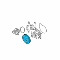 OEM BMW Pulley Diagram - 11-51-7-504-077