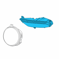 OEM 2018 Chrysler 300 Led Fog Lamp Diagram - 68294008AA