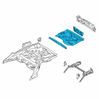 OEM BMW 650i xDrive Gran Coupe Luggage-Compartment Floor, Rear Diagram - 41-12-7-263-818