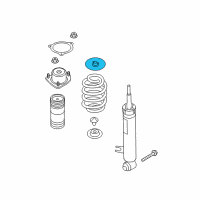 OEM 2009 BMW X6 Upper Spring Pad Diagram - 33-53-6-857-006