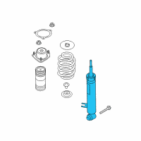 OEM 2015 BMW X5 Rear Left Shock Absorber Diagram - 33-52-6-867-865