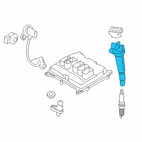 OEM 2020 BMW 745e xDrive Ignition Coil Diagram - 12-13-8-643-360