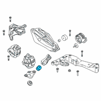 OEM BMW 840i xDrive Gran Coupe RUBBER MOUNTING Diagram - 22-32-7-953-115