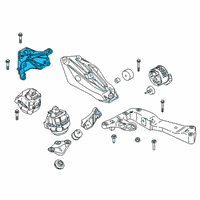 OEM 2022 BMW M340i ENGINE SUPPORTING BRACKET, R Diagram - 22-11-9-470-132