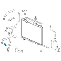 OEM 2018 Acura MDX Hose A, Atf Warmer Diagram - 19432-5J2-A50