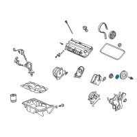 OEM 2005 Honda Odyssey Plate, Timing Belt Guide Diagram - 13622-RJA-000