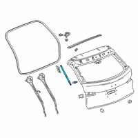 OEM Cadillac Actuator Diagram - 84772431