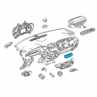 OEM Chevrolet Malibu Hazard Switch Diagram - 84074296