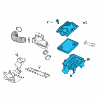 OEM Chevrolet Impala Air Cleaner Body Diagram - 22754175