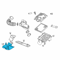 OEM Buick LaCrosse Inlet Duct Diagram - 13343580