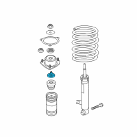 OEM 2009 BMW X6 Lower Guide Support Diagram - 33-52-6-776-557