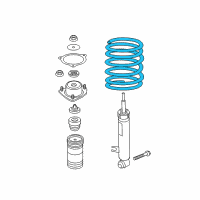 OEM 2012 BMW X5 Barrel Spring Rear Diagram - 33-53-6-779-861