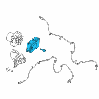 OEM Lincoln MKX Control Module Diagram - BT4Z-2C219-A