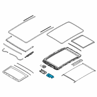 OEM 2021 BMW 228i xDrive Gran Coupe FOAM COVER, ROLLER SUNBLIND Diagram - 54-10-8-491-961