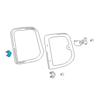 OEM Toyota Tundra Hinge Diagram - 62731-0C010