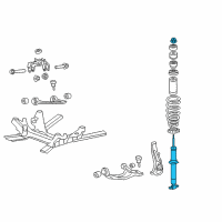 OEM 2010 Cadillac CTS Strut Diagram - 20829918