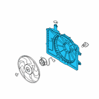 OEM 2019 Kia Forte SHROUD-Radiator Diagram - 25350F2000