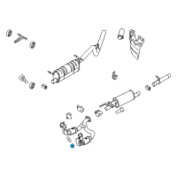 OEM Lincoln Converter Nut Diagram - -W520514-S440