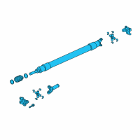 OEM 2019 Ford F-250 Super Duty Drive Shaft Diagram - HC3Z-4602-AN