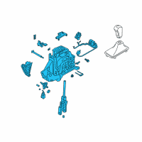 OEM 2014 Hyundai Santa Fe Lever Assembly-Automatic Transmission Diagram - 46700-2W120