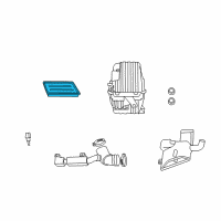 OEM 2020 Dodge Journey Filter-Air Diagram - 4891916AA