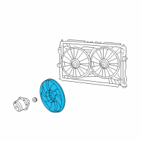 OEM Jeep Compass Fan-Cooling Diagram - 68031871AA