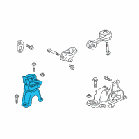 OEM 2019 Honda Civic Mounting, Eng Side Diagram - 50820-TBA-A02