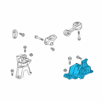 OEM 2019 Honda Civic Mounting, Trns (MT) Diagram - 50850-TBA-A01