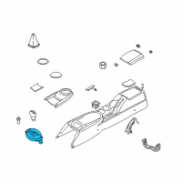 OEM Hyundai Tiburon Indicator Assembly-Shift Lever Diagram - 46750-2C100