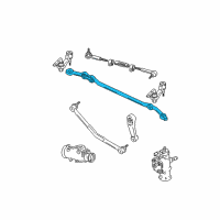 OEM 1994 GMC Safari Rod, Steering Linkage Relay Diagram - 26039645