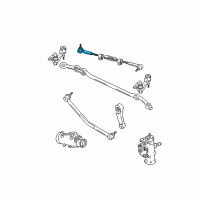 OEM 2000 Chevrolet Astro Rod Kit, Steering Linkage Outer Tie Diagram - 26057017