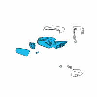 OEM 2011 Ford Mustang Mirror Assembly Diagram - AR3Z-17683-AA