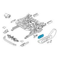 OEM 2015 Lincoln MKZ Adjuster Switch Diagram - DG9Z-14A701-BA