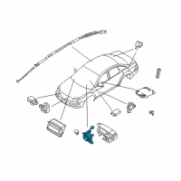 OEM 2011 Ford Flex Clock Spring Diagram - 8G1Z-14A664-A